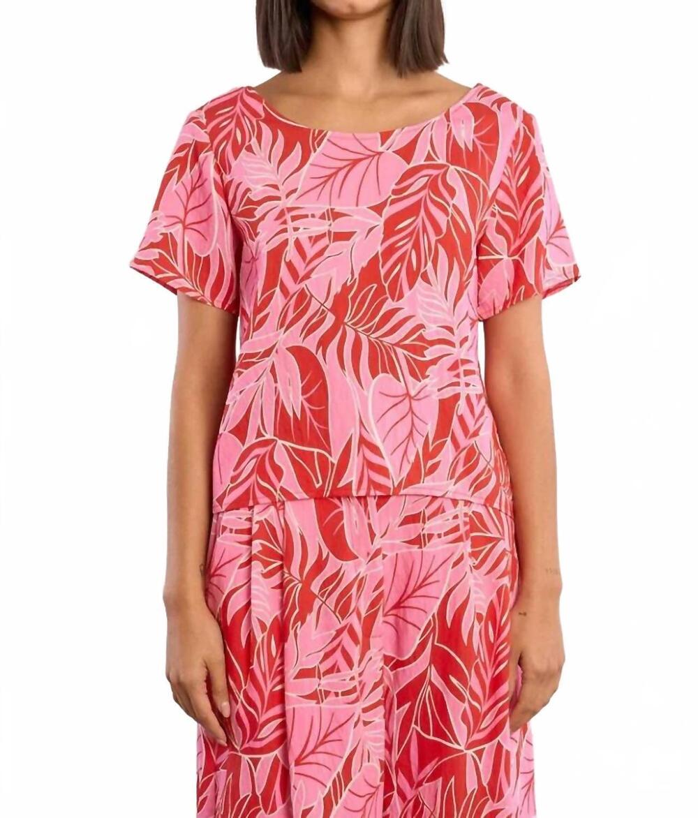 NEW MOLLY BRACKEN women's playa top in pink